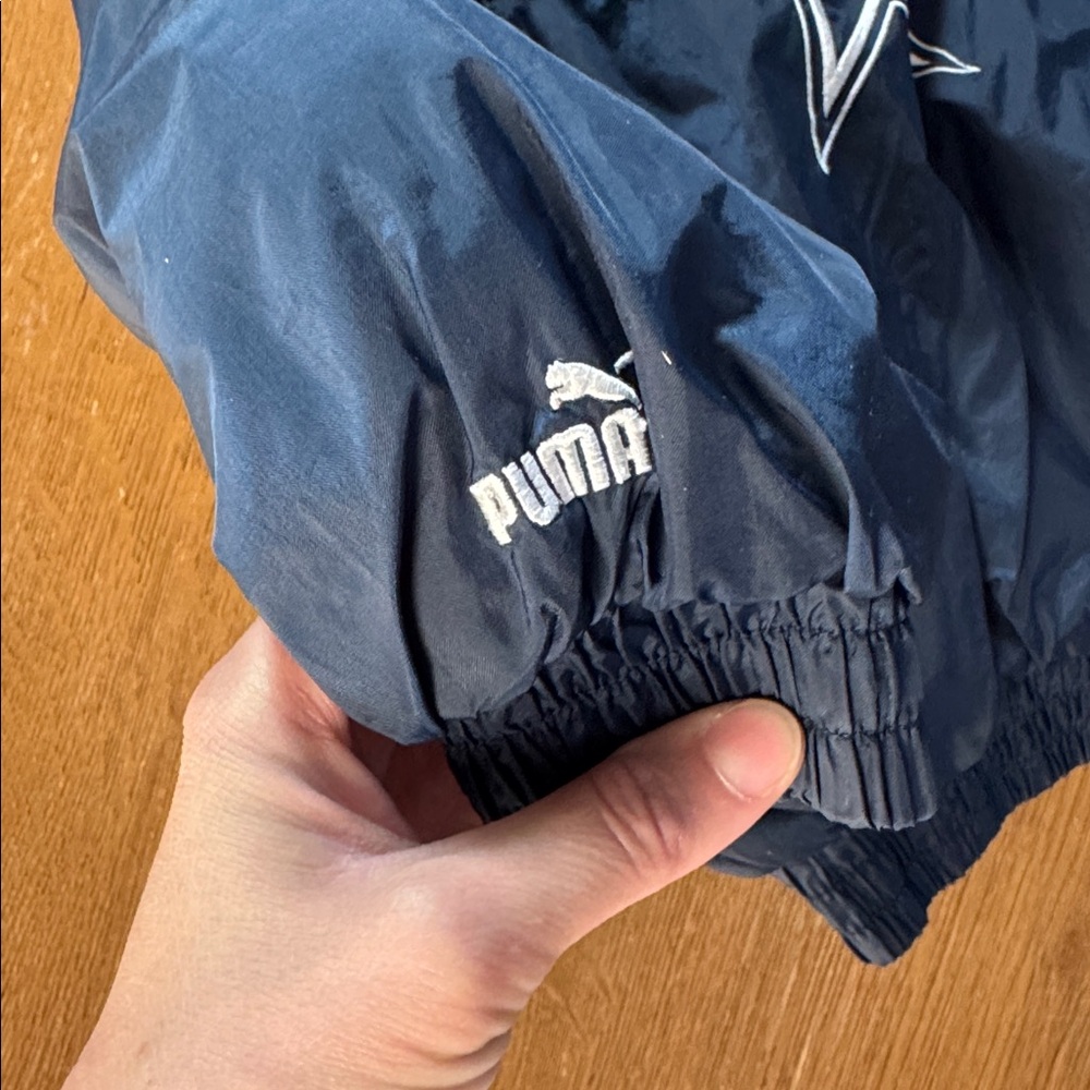 Puma Dark Blue Star Puffer Jacket Dallas Cowboys 5T - Picture 4 of 7